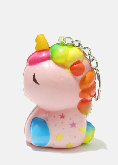 Squishy Unicorn Keychain