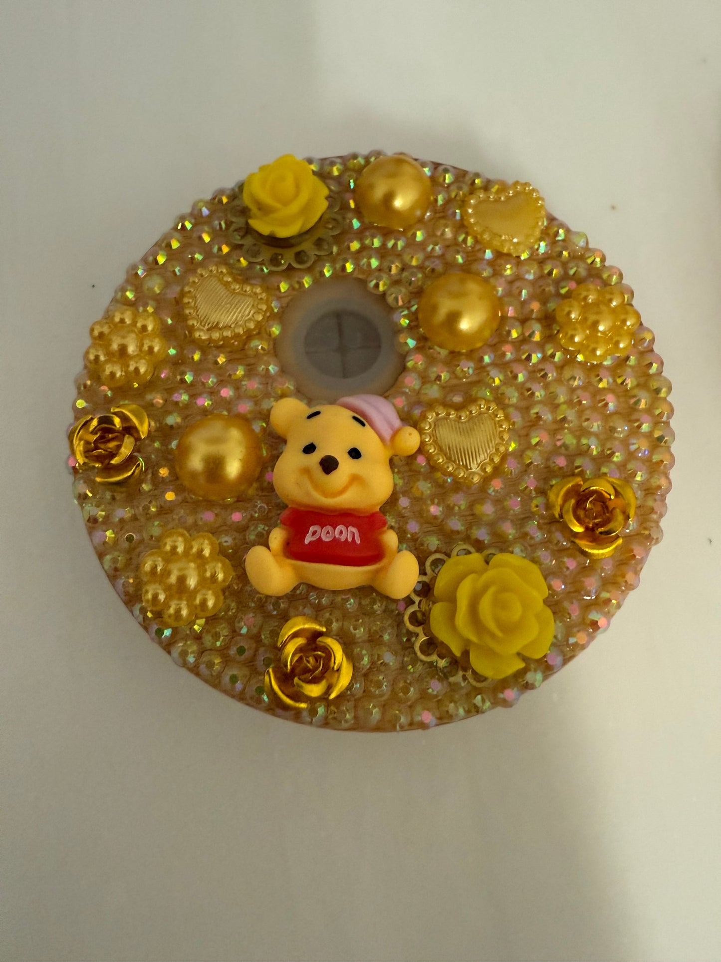 Decorated Tumbler Lid Toppers