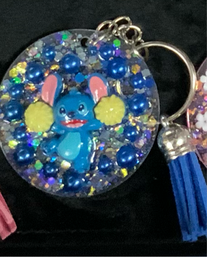 3D Resin Keychains (Disney/Glitter)