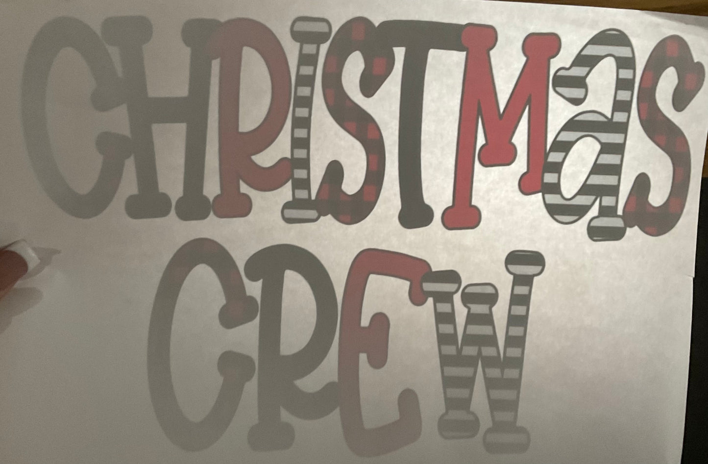 Christmas crew Christmas DTF print