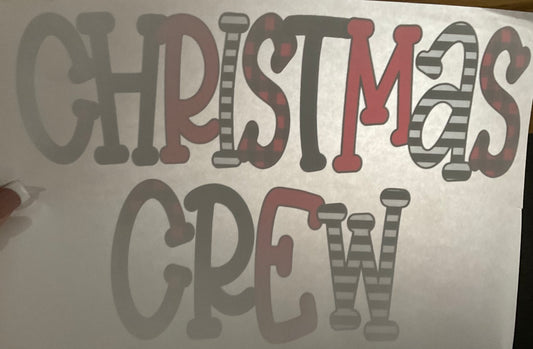 Christmas crew Christmas DTF print