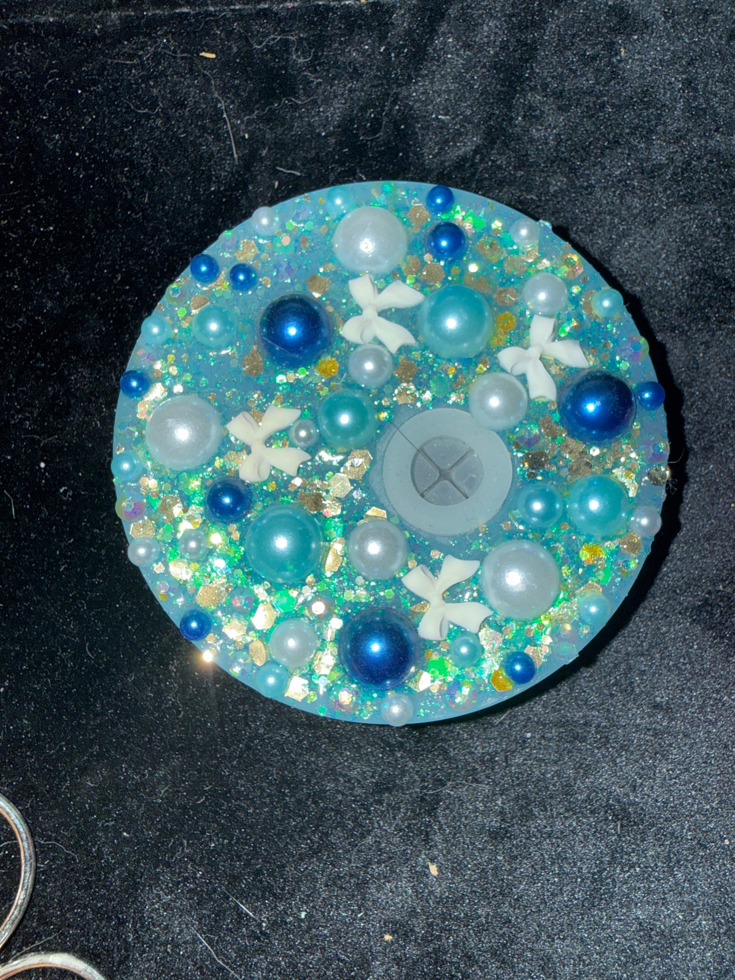 Decorated Tumbler Lid Toppers
