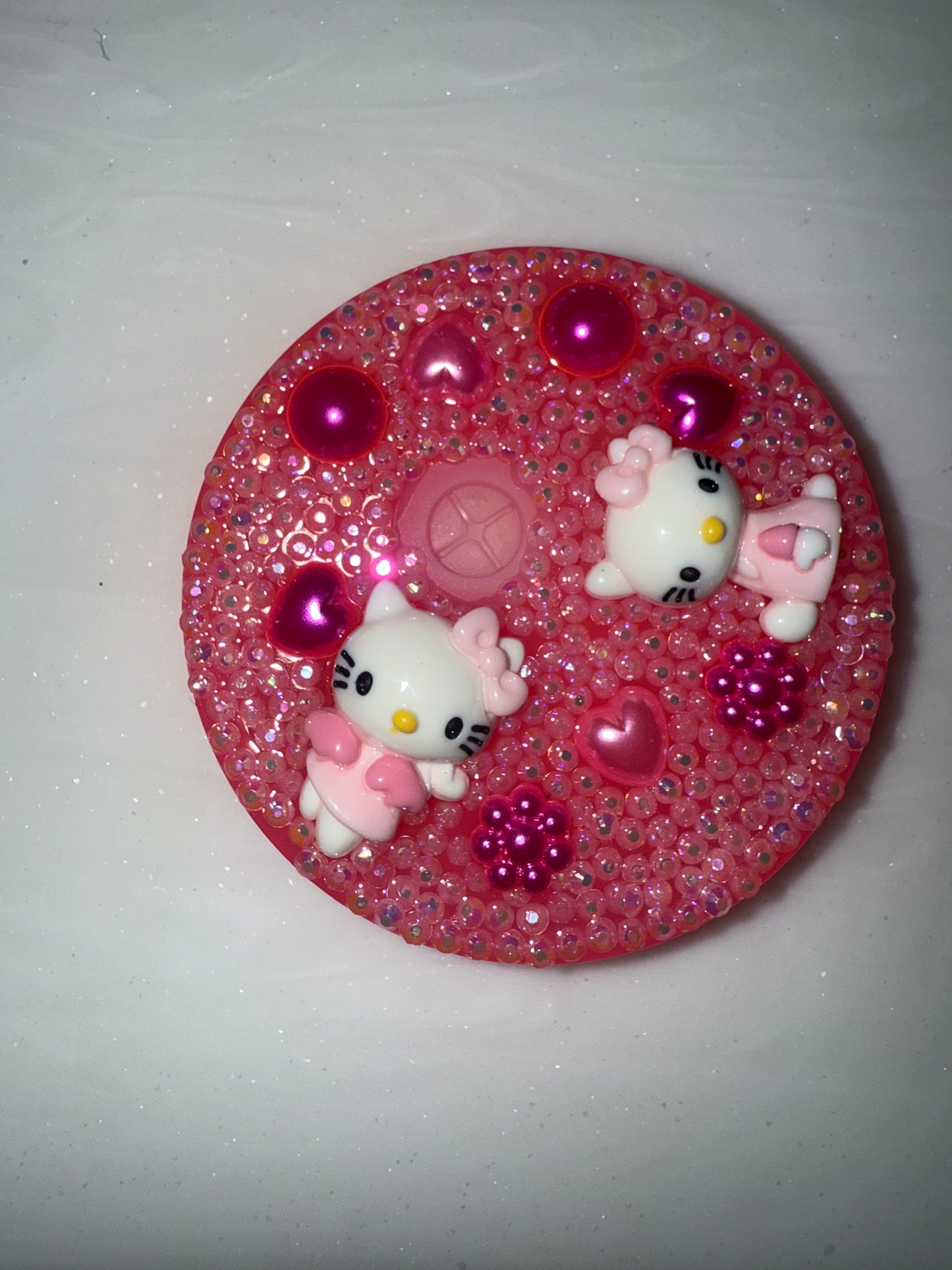 Decorated Tumbler Lid Toppers