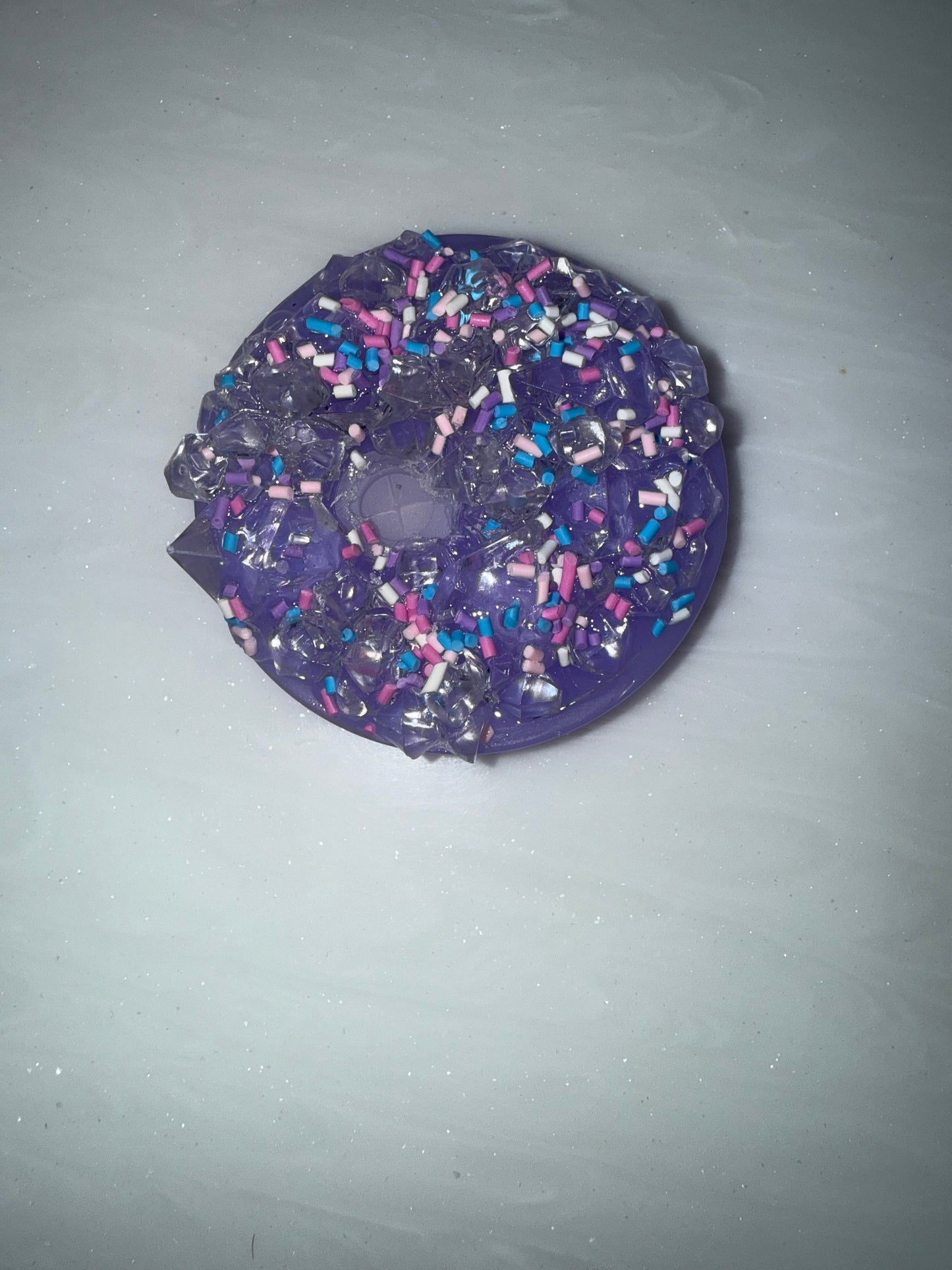Decorated Tumbler Lid Toppers