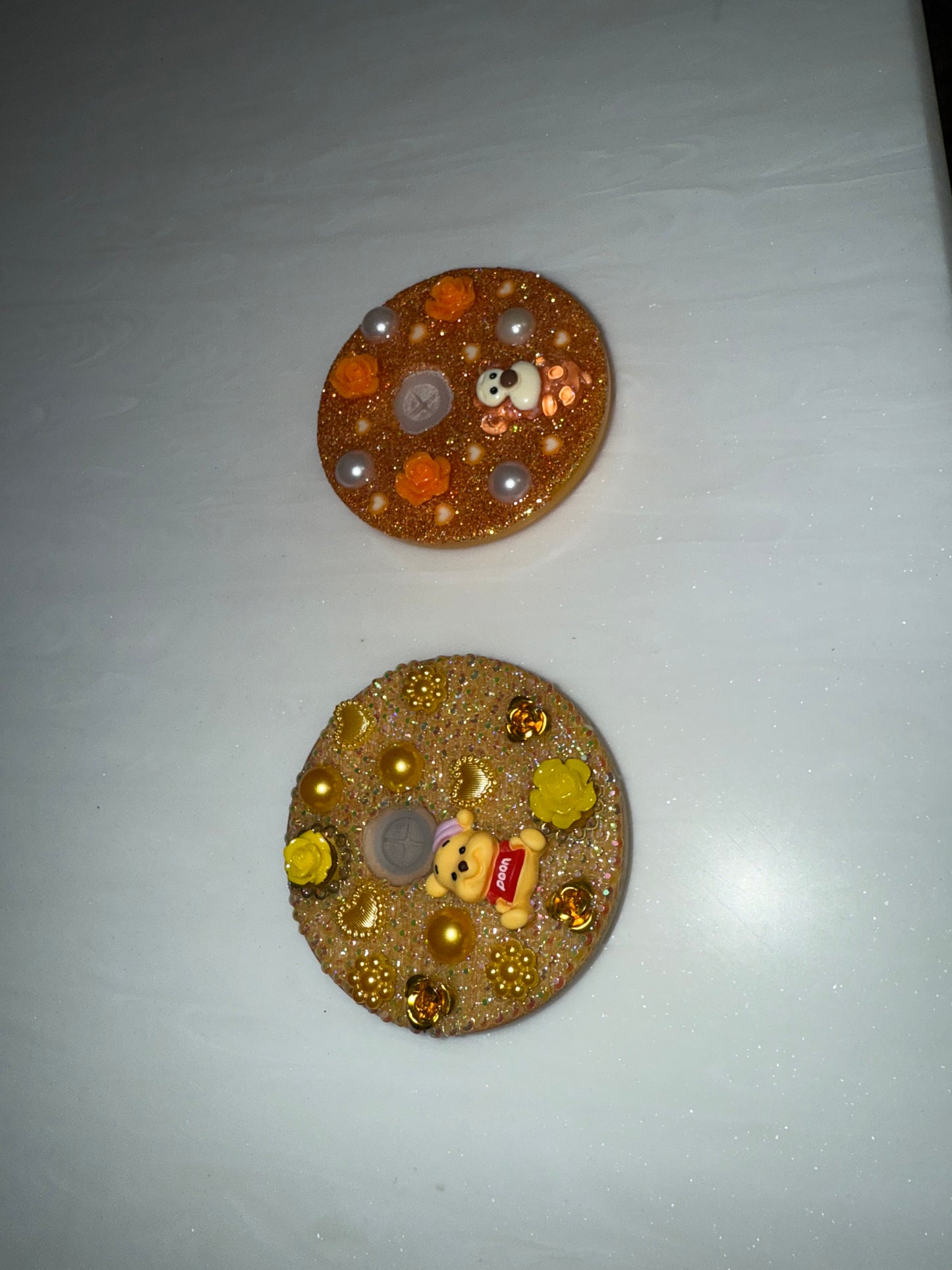 Decorated Tumbler Lid Toppers
