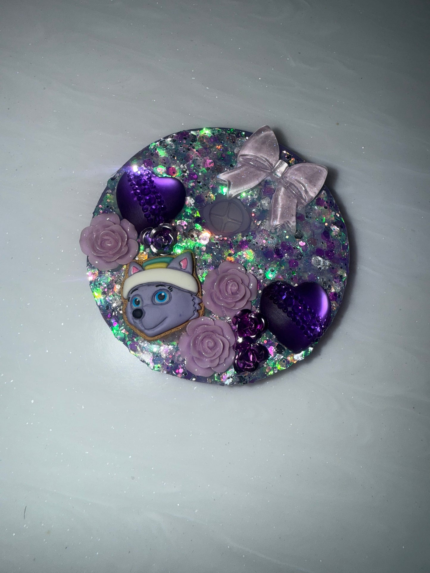 Decorated Tumbler Lid Toppers