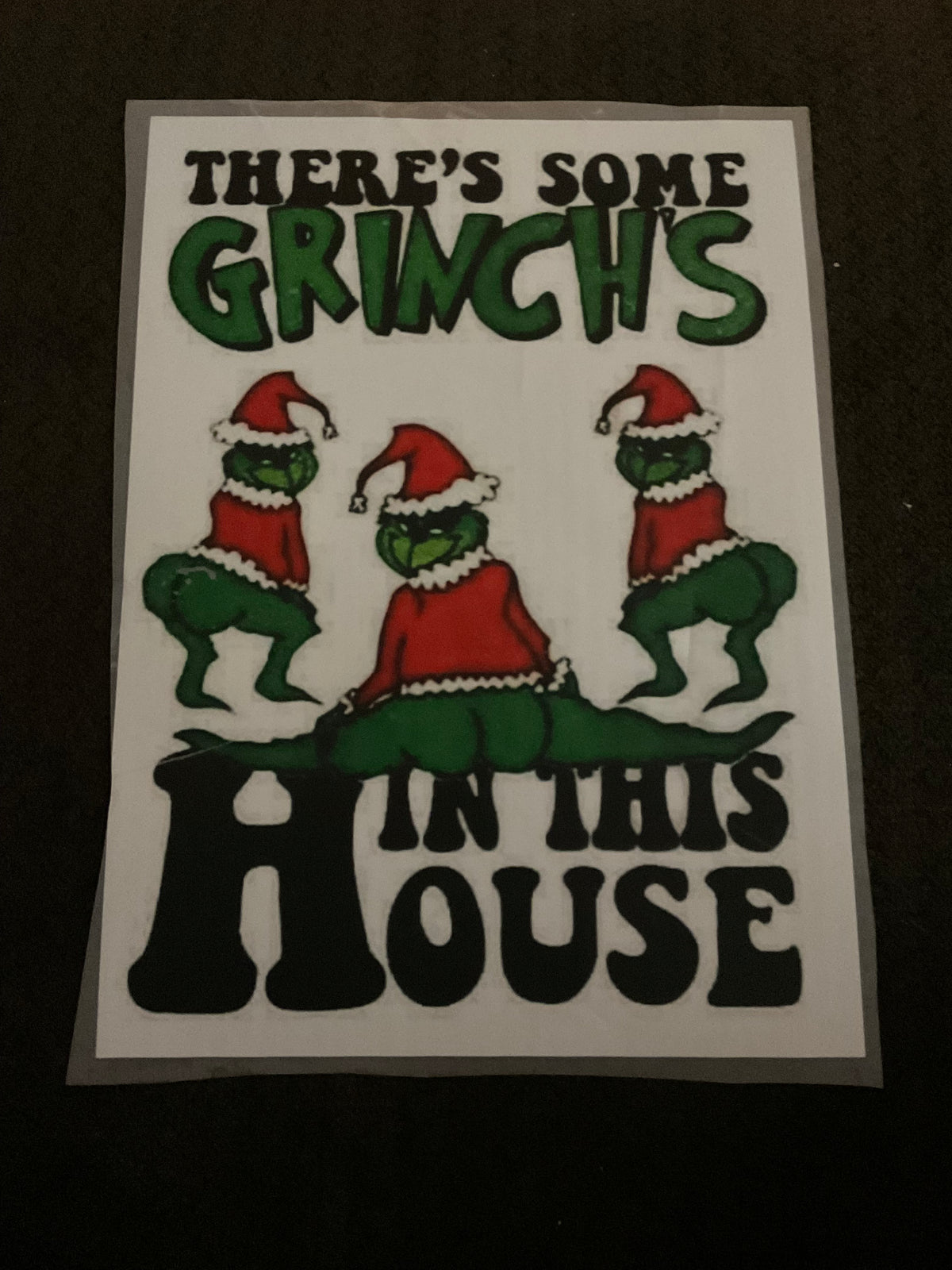 There’s Some “…” in This House – Christmas DTF Transfer | Funny Holiday Ready-to-Press Print