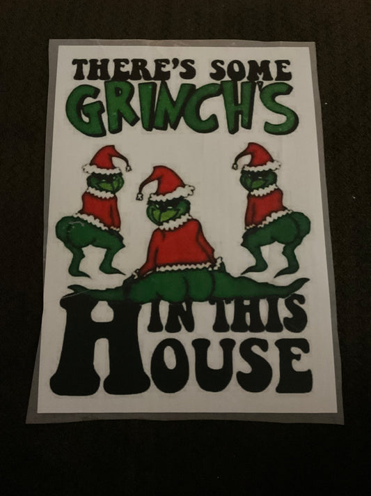 There’s Some “…” in This House – Christmas DTF Transfer | Funny Holiday Ready-to-Press Print
