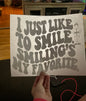 I JUST LIKE TO SMILE, SMILING MY FAVORITE buddy the elf Christmas DTF print