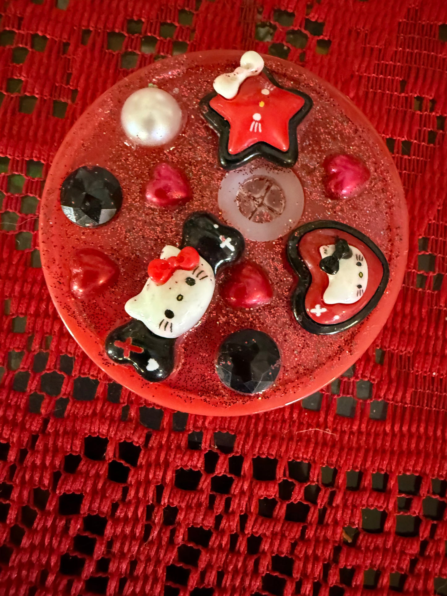 Decorated Tumbler Lid Toppers