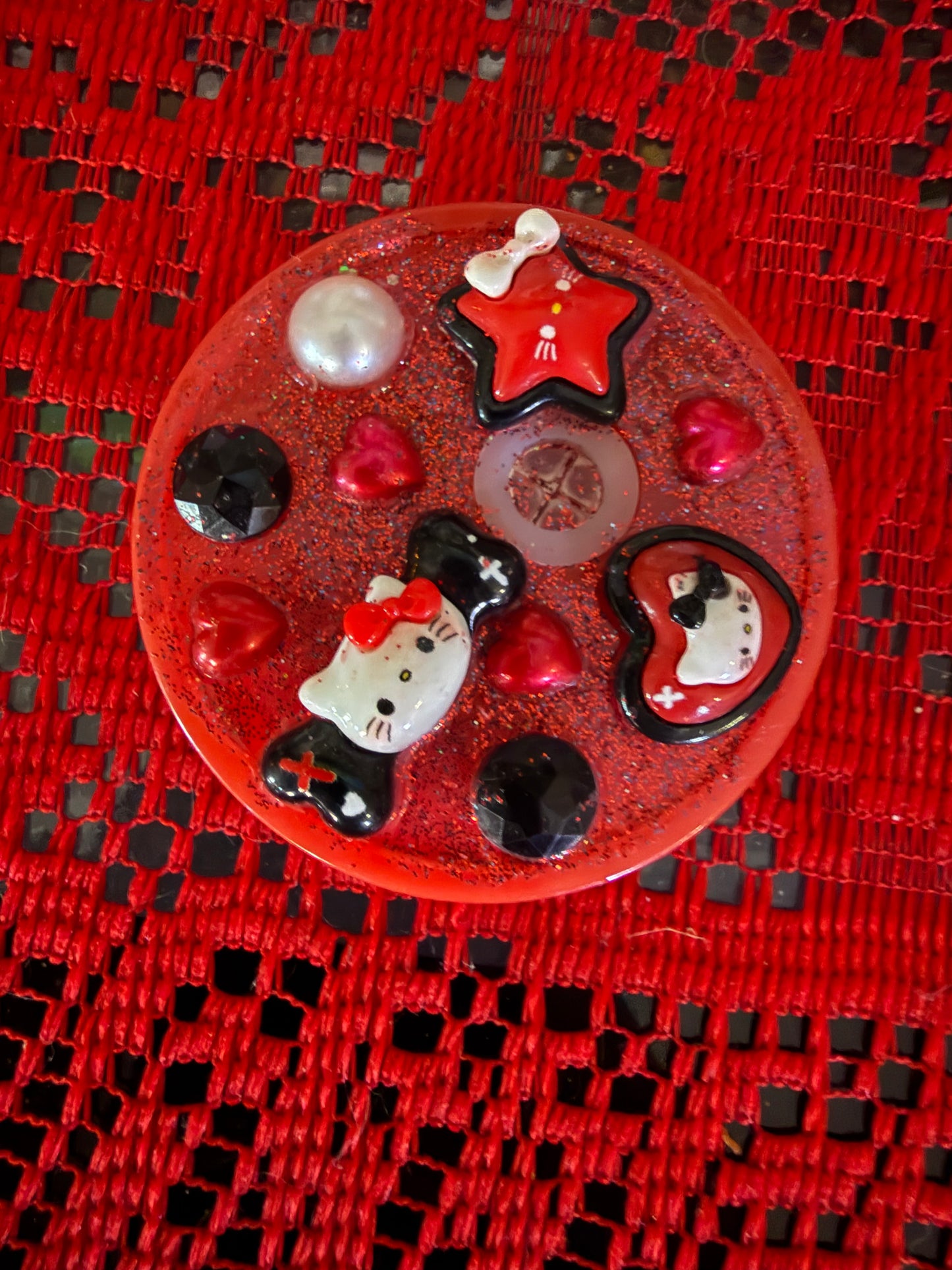 Decorated Tumbler Lid Toppers