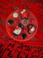 Decorated Tumbler Lid Toppers
