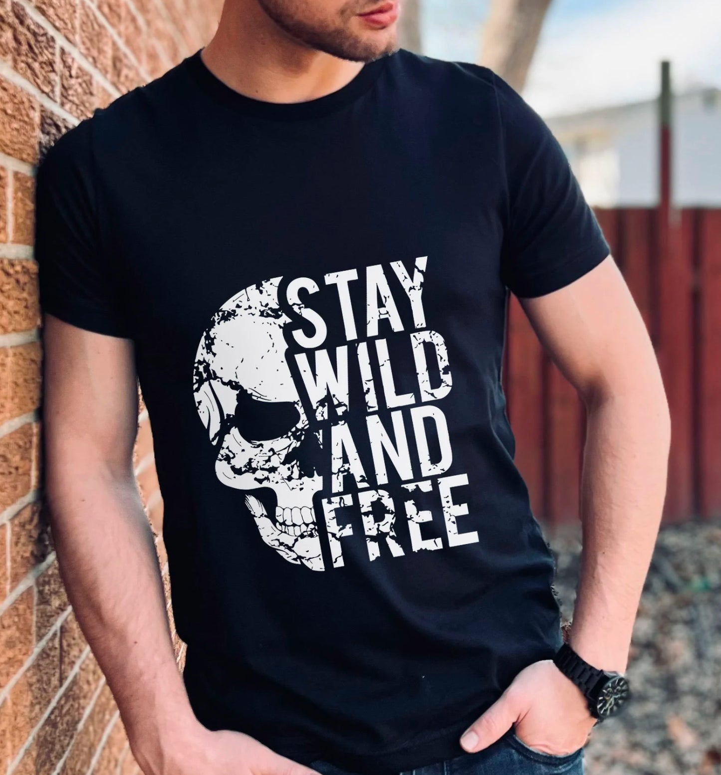 STAY WILD AND FREE-T Shirt