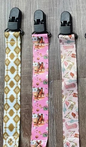 WesternBaby Pacifier Holder Clips - Pacifier Clip For Boys And Girls Fits For Most Pacifiers