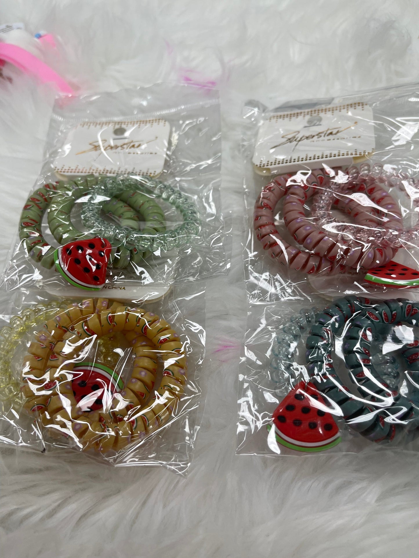 Watermelon Hair Ties