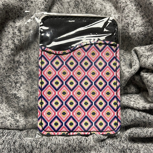 Diamond Pattern Phone Pocket