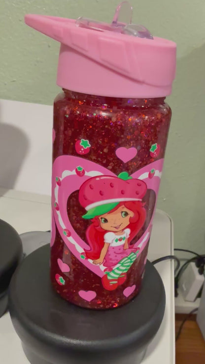 Strawberry shortcake Kids Snow globe with Red glitter