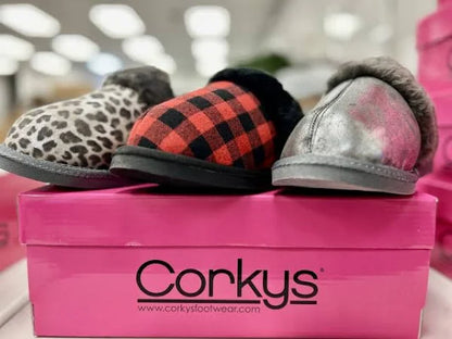 Corkys Womens Snooze Casual Slippers.